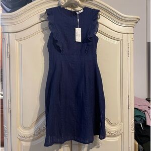NWT Ecowish ruffle cap sleeve dress Medium